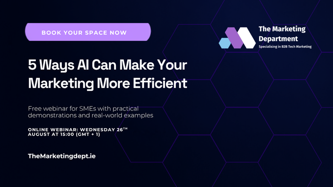 5 Ways AI Can Make Your Marketing More Efficient